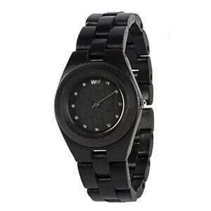 WeWood Odyssey Crystal Black Wooden Wood We Wood Watch Brand New In Box